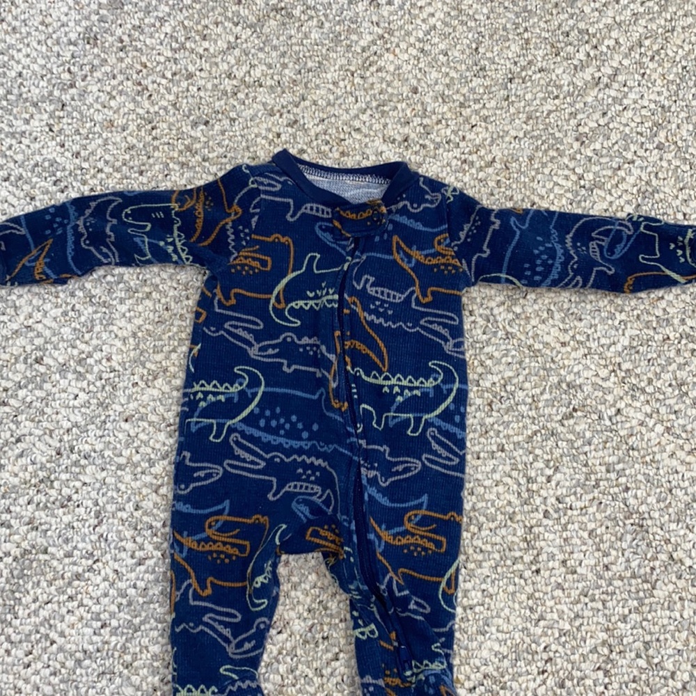Carters New Born zipper up PJ